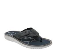 Clarks Sandalia Athleisure para hombre, Cuero azul marino, 43 EU