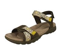 Clarks Sandalia deportiva Amanda Sprint para mujer, Olive Suede, 41 EU