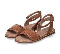 Clarks Sandalia Maritime May para mujer, gamuza bronceada, 38,5 EU, Ante beige, 39 EU