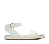 Clarks Sandalias Botanic Ivy con tiras para mujer, Beige Cream, 35.5 EU