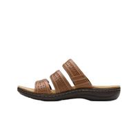 Clarks Sandalias casuales para mujer, Bronceado Cuero, 7.5 Narrow