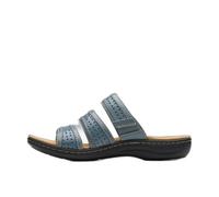 Clarks Sandalias casuales para mujer, Gris azulado, 38.5 EU