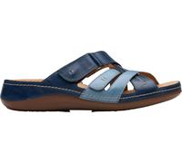 Clarks Sandalias Cecily para mujer, Azul Combi, 8.5 Narrow