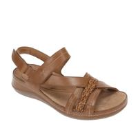Clarks Sandalias Cecily Strap para mujer, tostado (Tan-multi), 7 Narrow