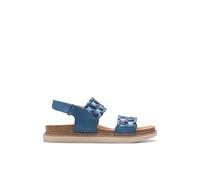 Clarks Arwell Glide, Sandalia Mujer, Blue Combi, 39.5 EU