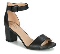 Clarks Deva Mae, Zapatos Mujer, Black Leather, 39.5 EU