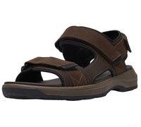 Clarks Sandalias deportivas Guideview Trek para hombre, cera de abeja cuero, 10.5 Wide