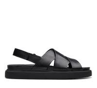 Clarks Originals - Sandalia de mujer Aristella Sun - Cuero negro - Talla 37
