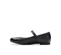 Clarks Scala Gem Y, Bailarinas, Black Leather, 33.5 EU