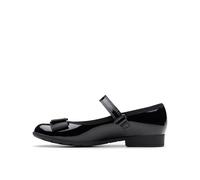 Clarks Scala Tap K, Bailarinas Niñas, Negro (Negro Black Pat Black Pat), 28 EU