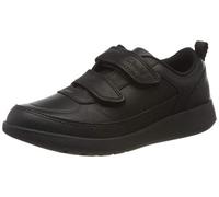 Clarks Scape Flare K, Zapatillas Niños, Negro (Negro Black Leather Black Leather), 31 EU