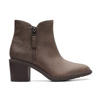 Clarks Scene, Botas Chelsea Mujer, Zip Dark Taupe, 38 EU