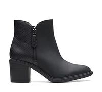 Clarks Scene Zip, Botas Chelsea Mujer, Black Combi, 38 EU