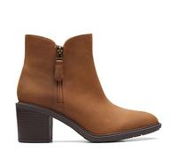 Clarks Scene Zip, Botas Chelsea Mujer, Dark Tan Lea, 39 EU