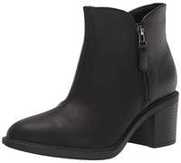 Clarks Scene Zip, Botas Cortas al Tobillo Mujer, Negro (Black Combi), 40 EU
