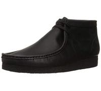 Clarks Shacre Boot, Botas Modelo Chukka Hombre, Negro (Piel Negra), 45 EU