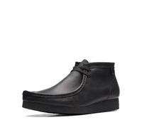 Clarks Shacre Boot, Botas modelo Chukka para Hombre, Cuero Negro, 43 EU