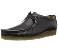 Clarks Shacre Boot, Botas modelo Chukka para Hombre, Negro Black Leather, 42.5 EU