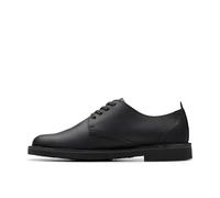 Clarks Shepton Low, Hombre, Piel Negra, 45 EU