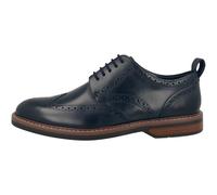 Clarks Shoes, Aldwin Limit, Navy Leather, 7,5 (Men)