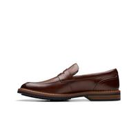 Clarks Shoes, Aldwin Step, Mid Tan Lea, 10 (Men)