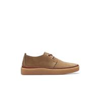 Clarks Clarkwood Low, Zapatos de Cordones Unisex Adulto, Oakwood Nubuck, 45 EU