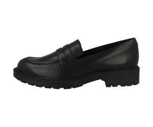 Clarks Shoes, Orinoco2 Penny, Black Leather, 4 (Women)