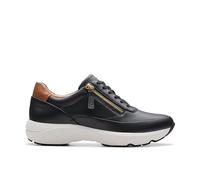 Clarks Shoes, Tivoli Zip, Black Leather, 3,5 (Women)