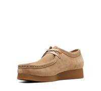 Clarks Shoes, WallabeeEVOSh, Dark Sand Suede, 4 (Women)