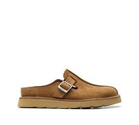 Clarks - Solsbury Mule, Sandalias deslizantes de los hombres, Cola Suede,