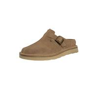 Clarks - Solsbury Mule, Sandalias deslizantes de los hombres, Dark Sand Suede,