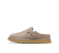 Clarks - Solsbury Mule, Sandalias deslizantes de los Hombres, Grey Suede,