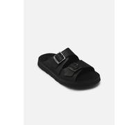 Clarks Solsbury Strap, Sandalias deslizantes Hombre, Black Leather, 39.5 EU