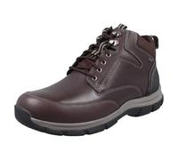 Clarks Spypath Hi GTX - Botines antideslizantes impermeables con soporte de arco para hombre, marrón oscuro, 42 EU