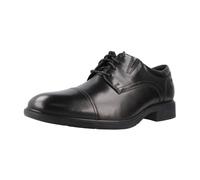 Clarks Premium Gorra Steadwell para Hombre, Piel Negra, 39 2/3 EU