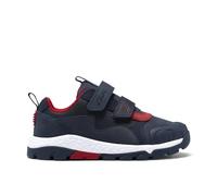 Clarks Steggy2Track K - Zapatillas Deportivas, Azul Marino/Rojo, Talla 11.5 UK Niño