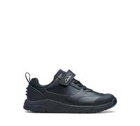 Clarks SteggyStride K Zapatos, Negro (Black Leather), 34 EU, Black Leather, 34 EU