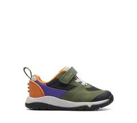 Clarks Steggystride T, Zapatillas, Green, 20.5 EU