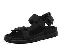Clarks Sunder Range, Sandalia Hombre, Piel Negra, 45 EU