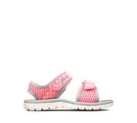 Clarks Surfing Tide T, Sandalias Punta Cerrada Niñas, Rosa (Rosa Pink Combi Pink Combi), 20 EU