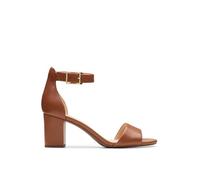 Clarks Deva Mae, Bomba Mujer, marrón (Tan Leather), 39.5 EU