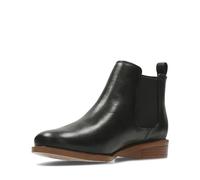 Clarks Taylor Shine, Botas Chelsea Mujer, Black Leather, 37.5 EU