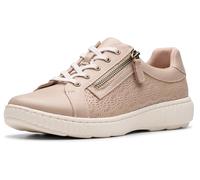 Clarks Tenis Caroline Rio para mujer, arena cuero, 11