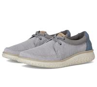 Clarks Tenis de encaje Relaxlite para hombre, tela gris claro , 8 Wide