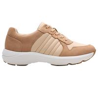 Clarks Tenis Deportivos Tivoli para Mujer, Sand Combi, 36 EU