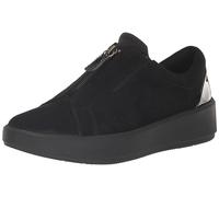 Clarks Tenis Layton Rae para mujer, Negro/Negro (Black/Black Suede), 6.5 Wide