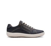 Clarks Tenis Nalle Lace para mujer, Blue, 5 UK Wide