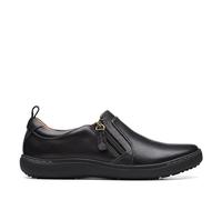 Clarks Tenis Nalle Lilac para mujer, Black, 4 UK Wide