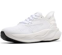 Clarks Tenis Pace para mujer, blanco (White Textile), 41 EU