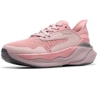 Clarks Tenis Pace para mujer, Dusty Rose Combi Textile, 39 EU